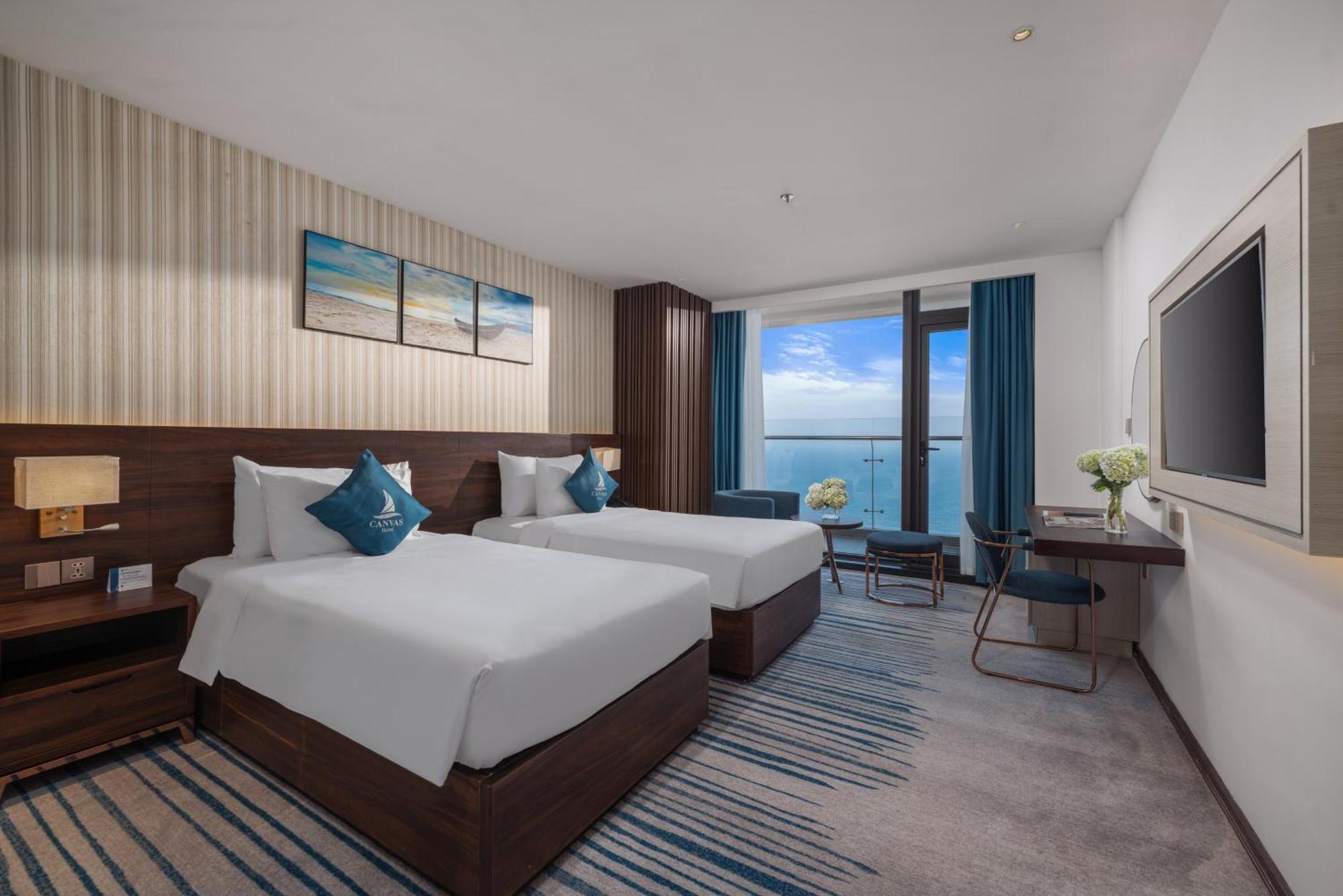 แคนวาส ดานัง บีช โอเทล Hotel ภายนอก รูปภาพ